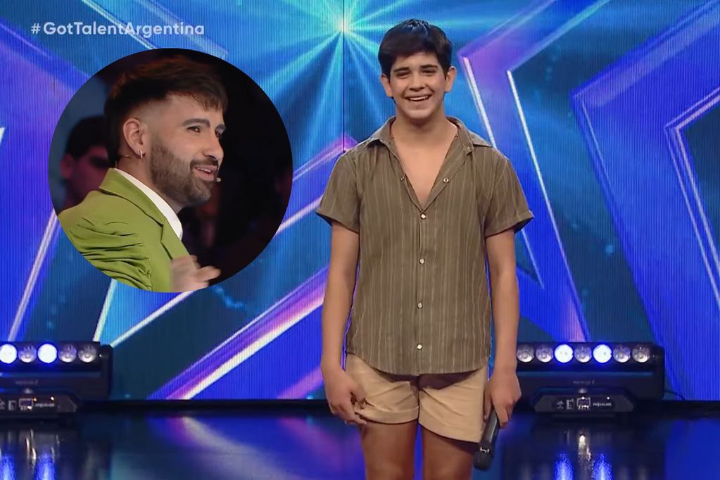 El cordobés Lucio Hernández en Got Talent Argentina y la emoción del jurado (Capturas de pantalla)