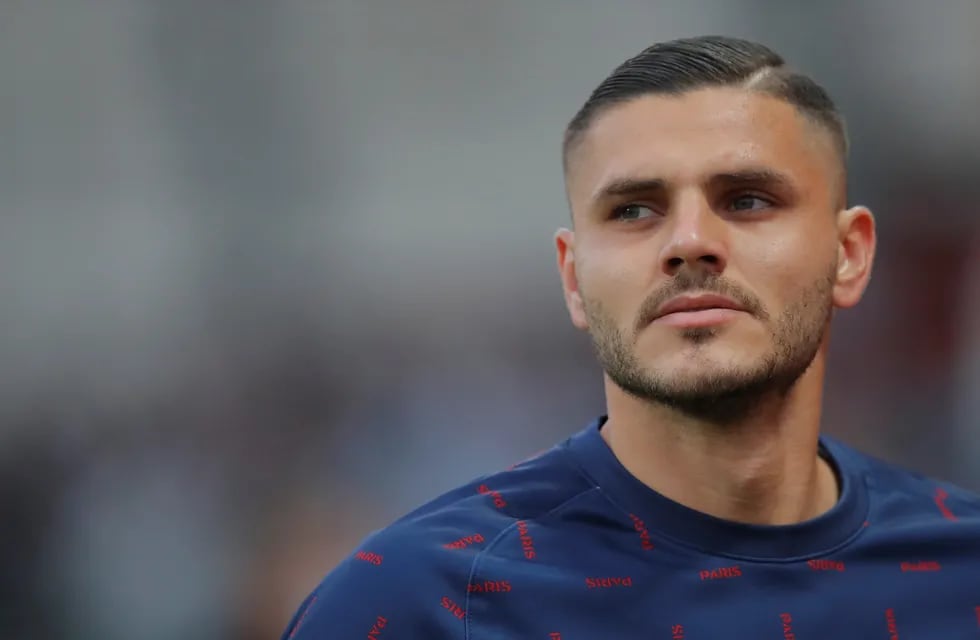 Mauro Icardi volvió a ausentarse a la práctica del PSG.