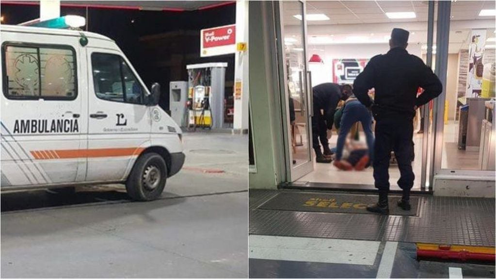 El hecho ocurrió  en la estación de servicio Shell de Avenida Laurencena y calle Bolívar