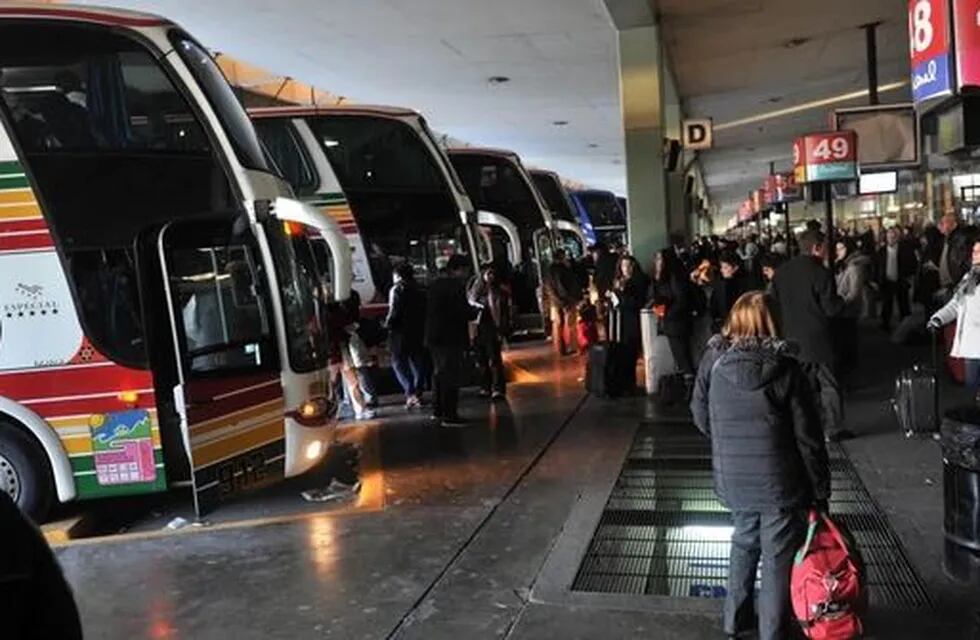 Imagen archivo. Terminal de ómnibus de Retiro