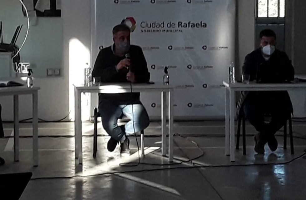 Conferencia de prensa sobre situación epidemiológica en Rafaela al 04/08/2021