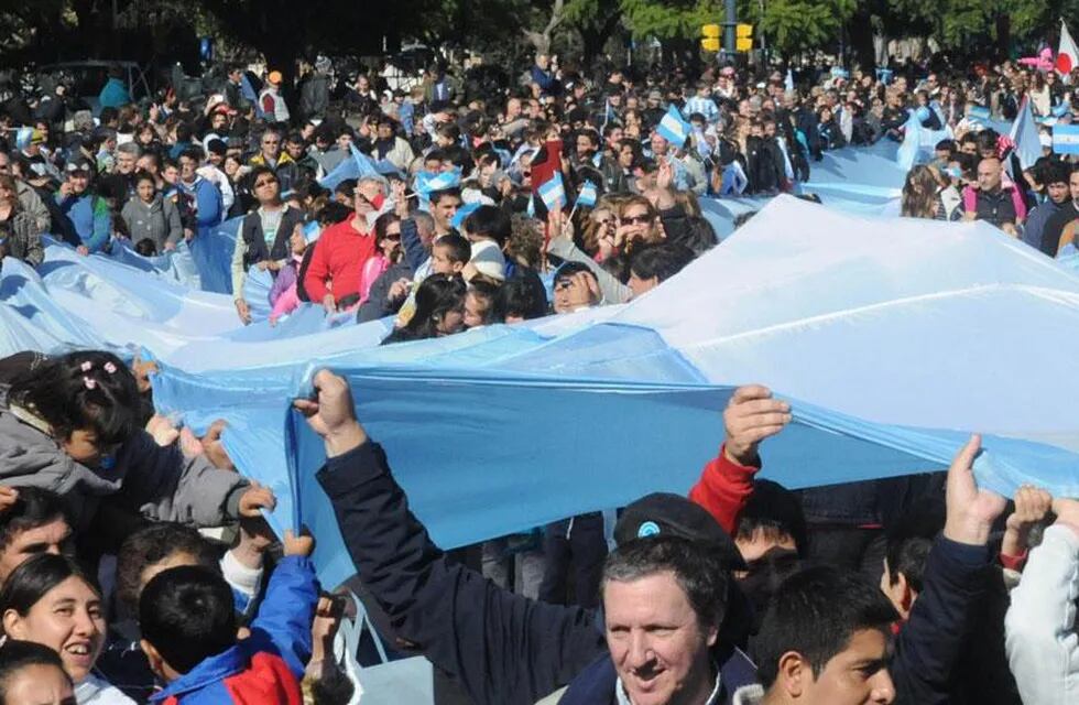 Este 20 de junio se celebra el Día de la Bandera (Télam).