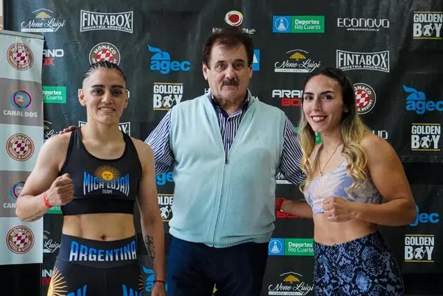Boxeo femenino del mejor en Carlos Paz: pelean Luján y Merino, con dos títulos en juego.