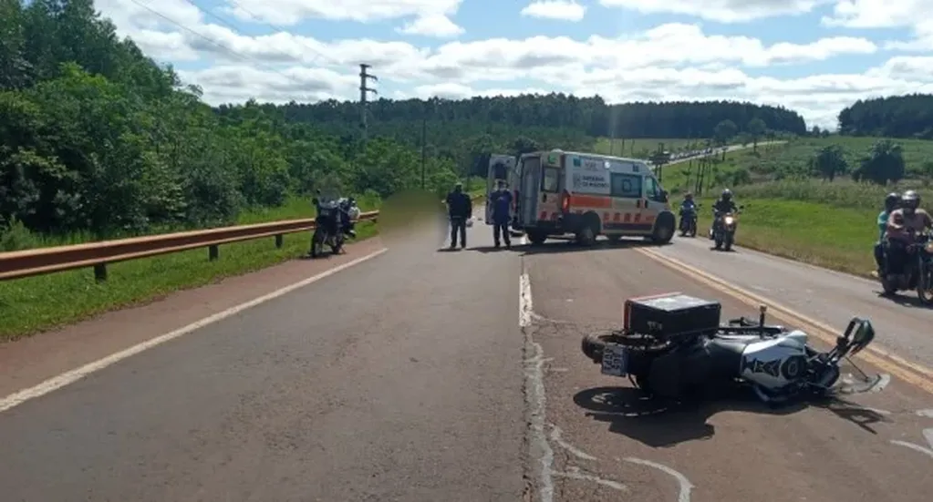 Accidente fatal en Capioví: un motociclista fallecido.