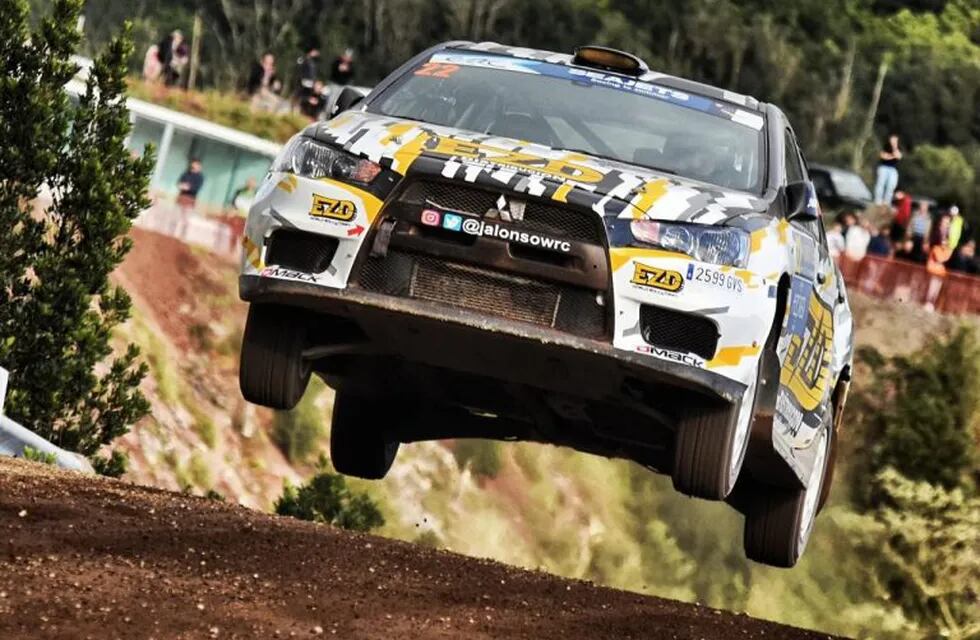 El cordobés Juan Carlos Alonso, en el Rally de Azores 2019, por el Europeo de Rally.