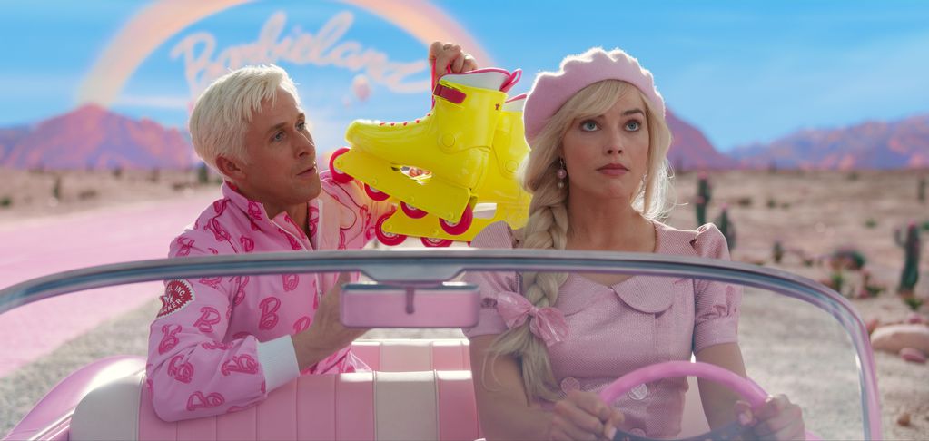 Ryan Gosling y Margot Robbie, los Ken y Barbie de la película