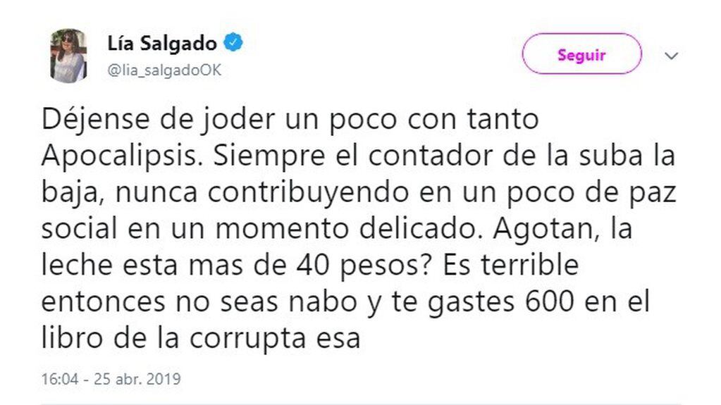 Lía Salgado (Twitter)
