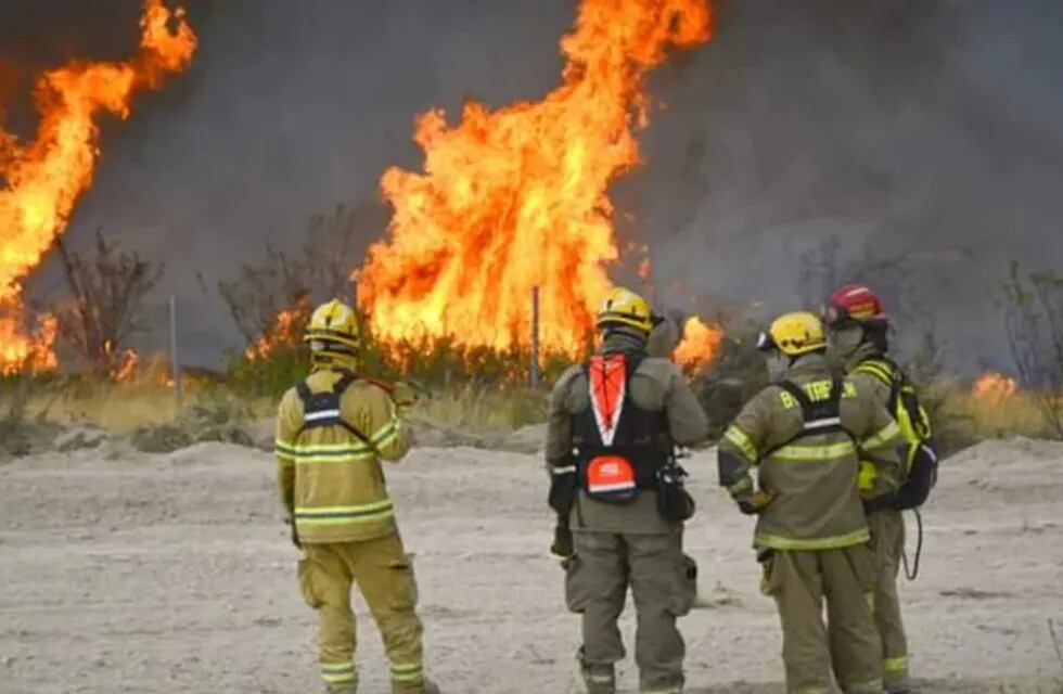 Ya son 90 mil hectáreas las que se quemaron por los incendios en Chubut.