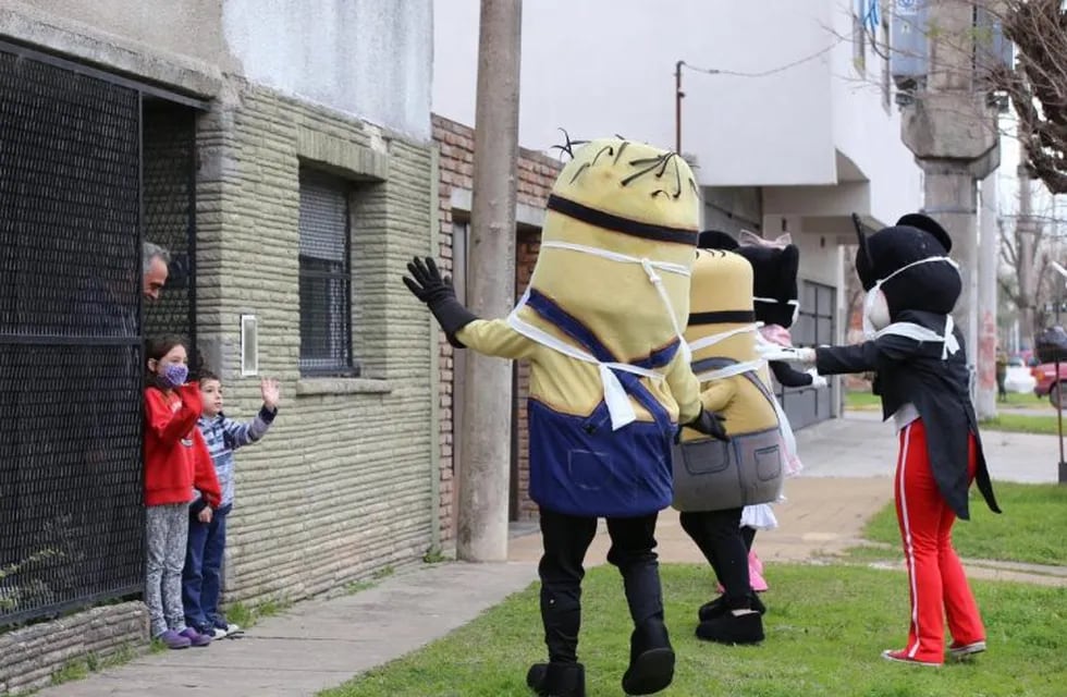 El Municipio recorre los barrios para divertir y concientizar a los más chicos (Municipalidad de La Plata)