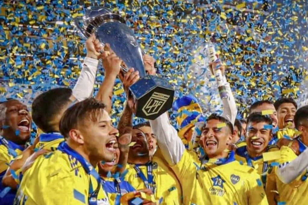Boca se coronó campeon de la Liga Profesional de Fútbol