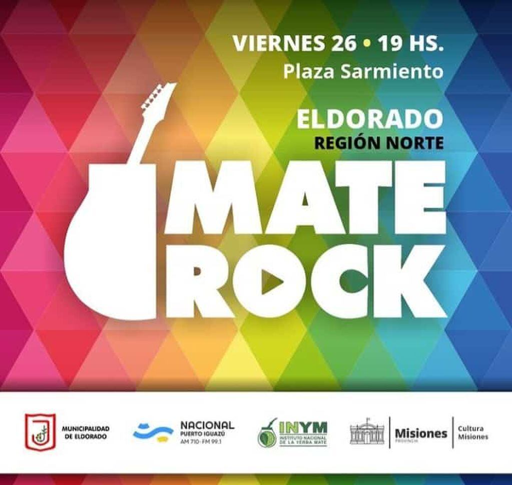 Eldorado: arriba el festival “Mate Rock”.