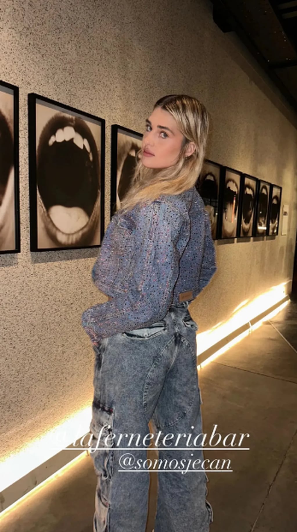 La joven mostró su fanatismo por los Jeans Cargo a través de las redes sociales / Foto: Instagram
