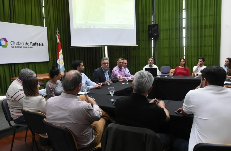 Reunión para delinear un plan para el sector noroeste de Rafaela