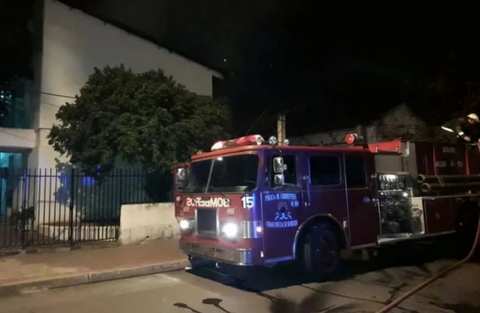 Un incendio destruyó un jardín de infantes de Corrientes