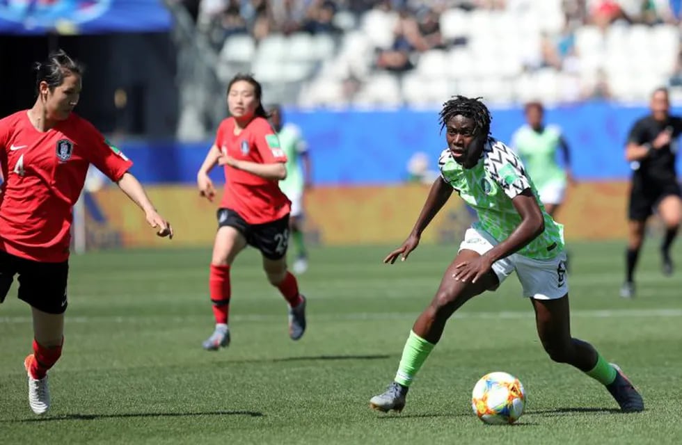 Francia 2019: Nigeria venció 2-0 a Corea del Sur y se recuperó de la derrota en el debut. (AP)