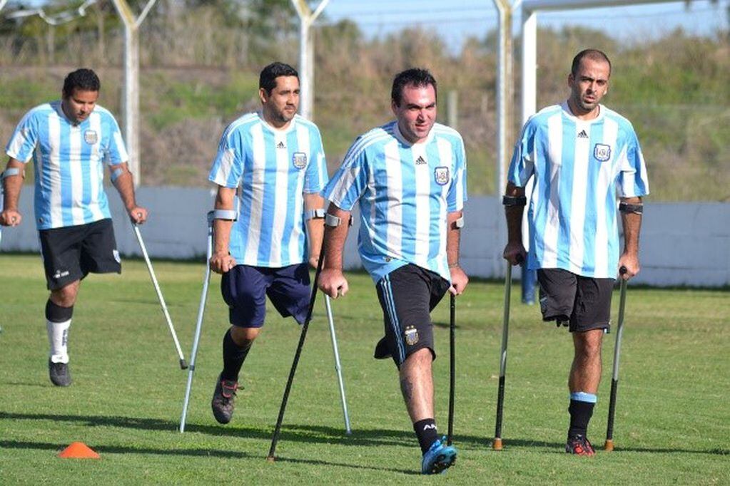 El seleccionado Argentino de Fútbol para amputados llega este viernes a Mar del Plata