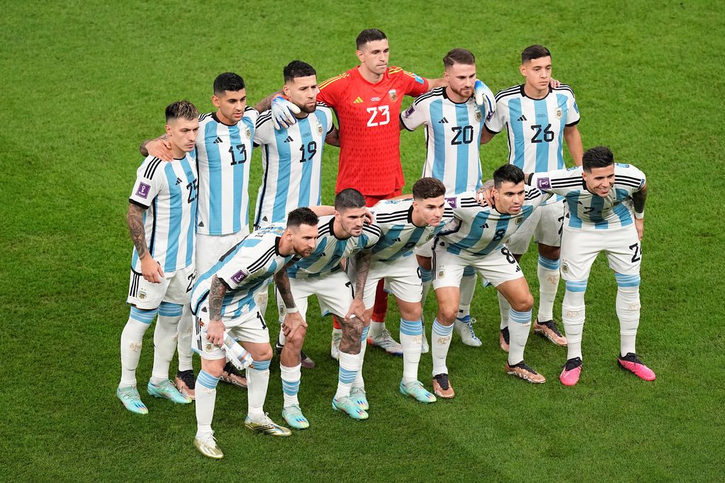 Argentina se mide ante Croacia este martes a las 16 horas. Foto: AP.