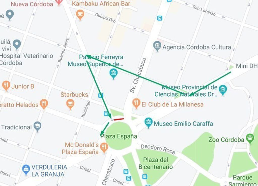 Cambios en los recorridos por obras en Plaza España.