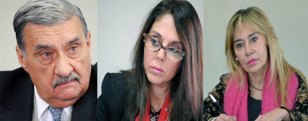 Los jueces Mario Ramón Puig, Ana Carolina Pérez Rojas y María Margarita Nallar, integrantes del Tribunal en lo Criminal 3 de Jujuy.