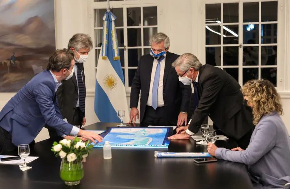 Alberto Fernández envió tres proyectos de ley sobre Malvinas. (Foto: Presidencia)