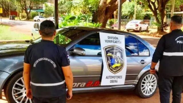 Recuperan en Oberá un automóvil robado en Buenos Aires