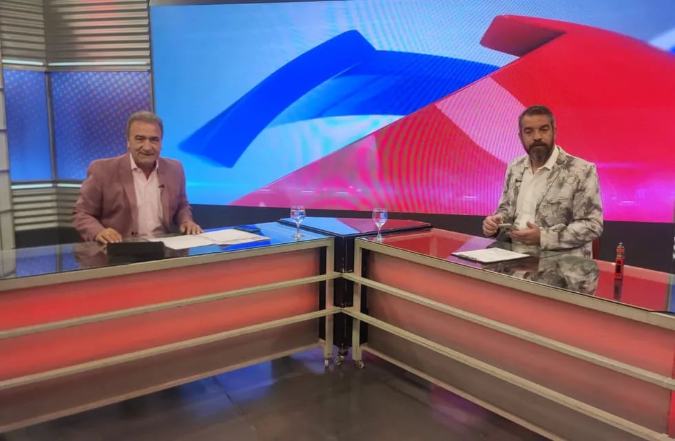 El Pato Fernández y Chelo Meloni, conductores de Ida y vuelta. Emblemático programa de Canal C.