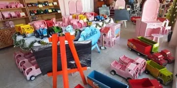 El penal de Villa Las Rosas expone y vende juguetes artesanales a partir de hoy