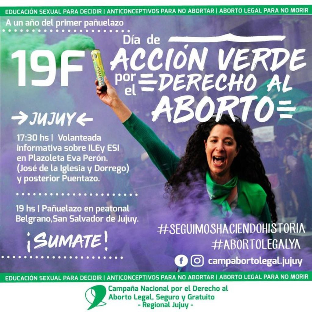 Acción por el día del Aborto