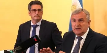 Fiscal Mariano Miranda y gobernador Gerardo Morales