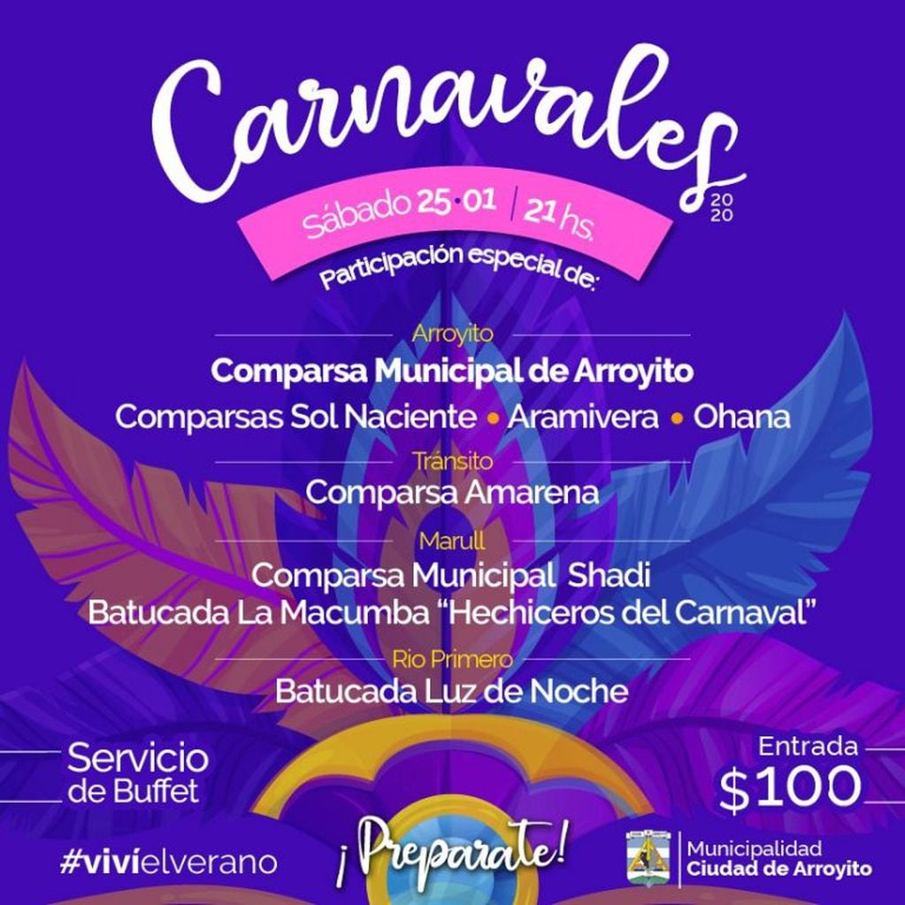 Carnavales en Arroyito 2020