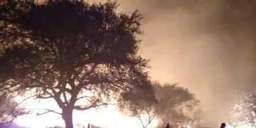 Incendio en Villa de la Quebrada