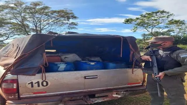 Secuestran combustible de contrabando en la zona Norte provincial