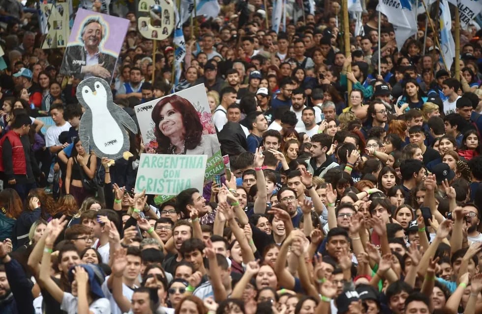 Acto de Cristina Kirchner en Plaza de Mayo (Foto: Federico López Claro)