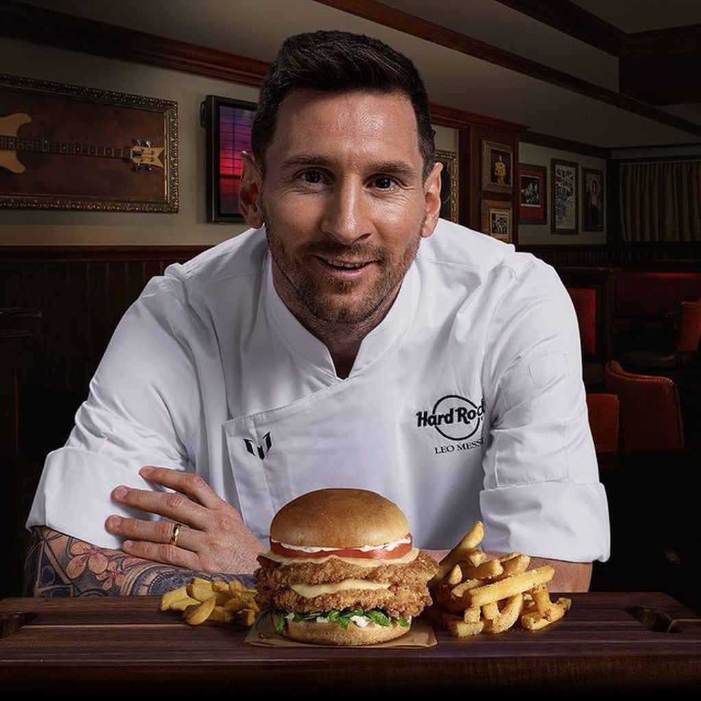 Cómo es la nueva hamburguesa de pollo de Messi y cuánto sale
