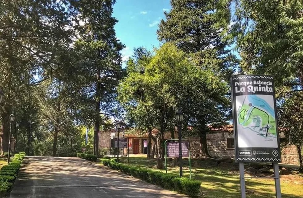 Parque Estancia La Quinta de Villa Carlos Paz. (Foto: prensa municipal).