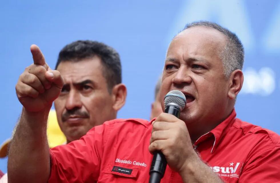 Diosdado Cabello es el número dos de Nicolás Maduro. (Foto:EFE/ Rayner Peña)
