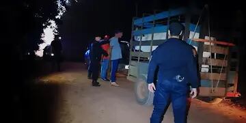 San Vicente: dos individuos detenidos por sustraer una cabeza de ganado