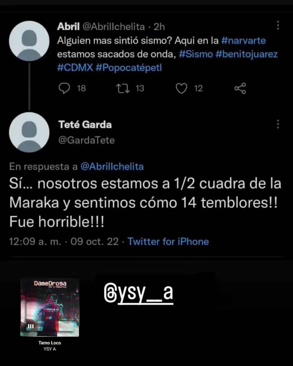 El verdadero “Ysysmo”: Ysy A debió cancelar su show en México por causar temblores