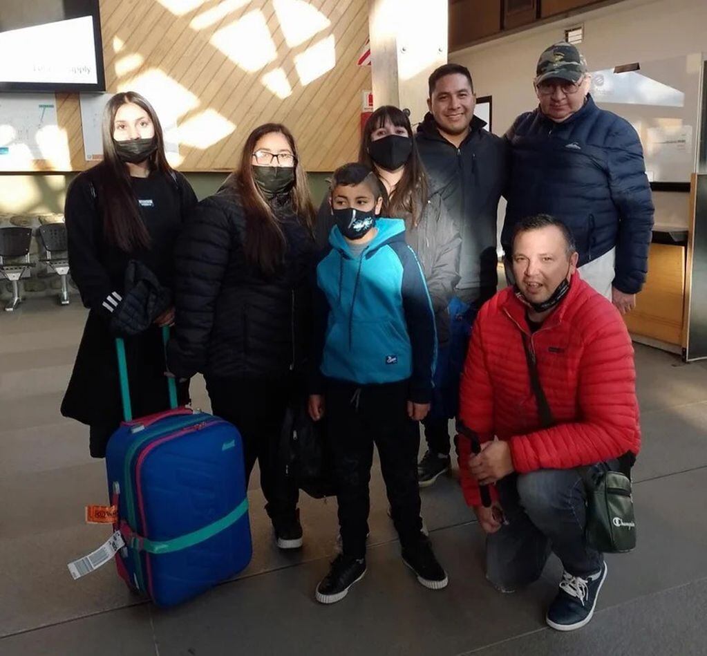 Thiago fue invitado a viajar con su familia a Ushuaia para participar de la vigilia y de los actos en conmemoración de los 40 años de Malvinas.