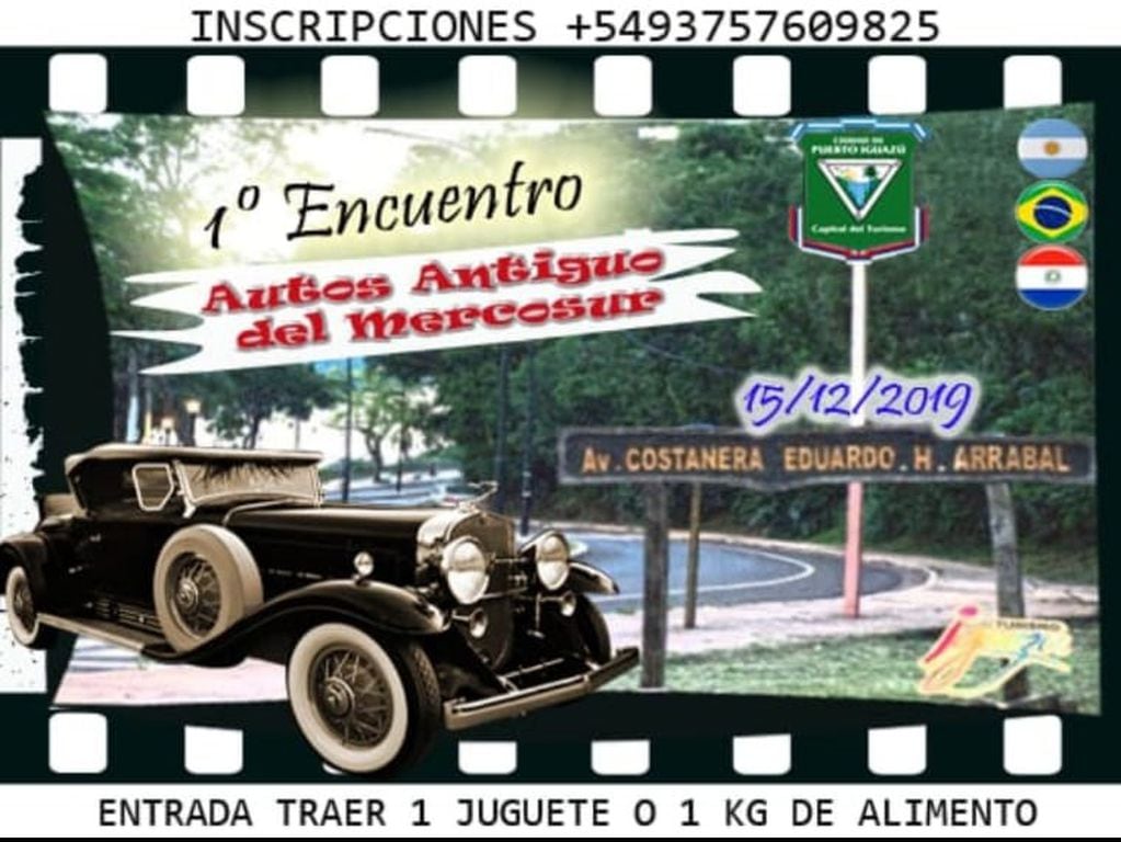 Exposición de autos antiguos Iguazú.