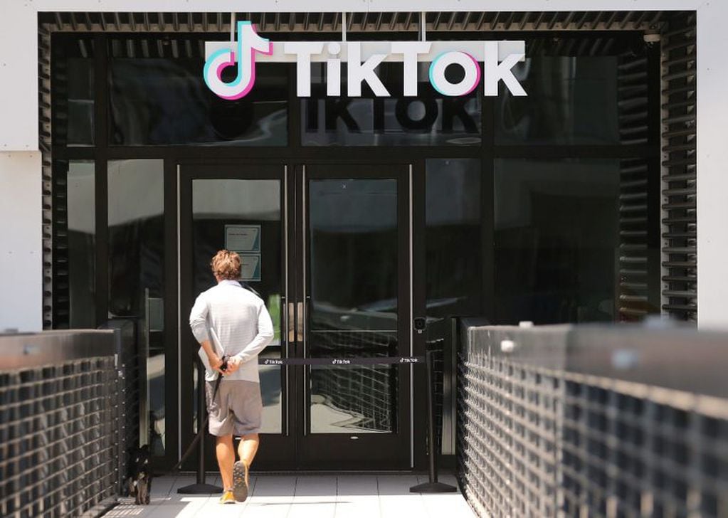 Una oficina de  TikTok en Culver City, California (Foto MARIO TAMA / GETTY IMAGES NORTH AMERICA / AFP)