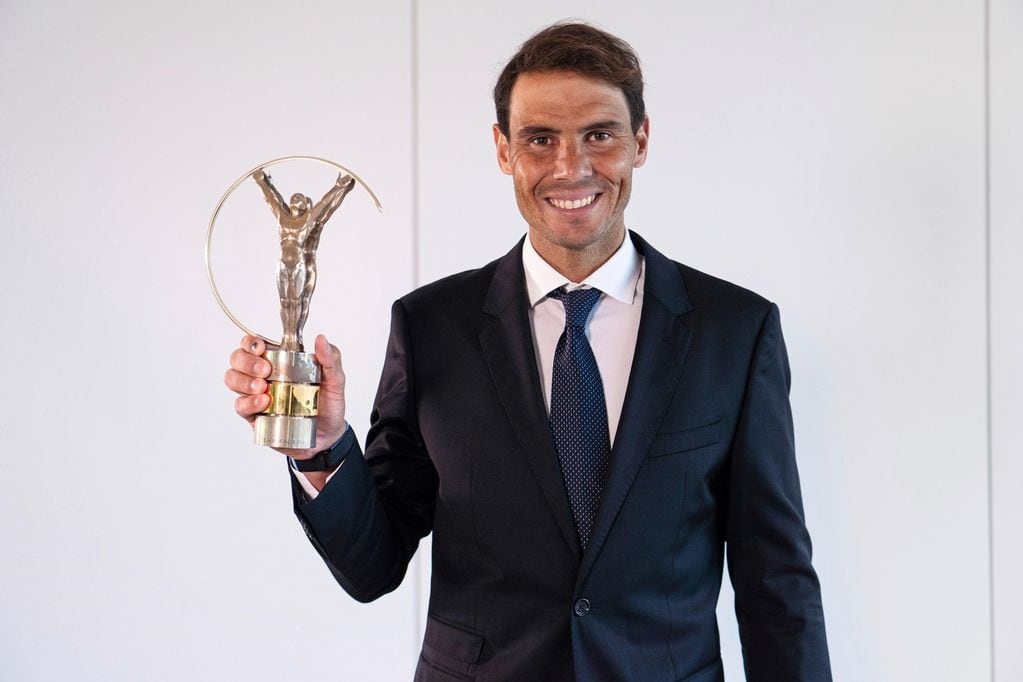 Rafael Nadal fue galardonado con el premio Laureus al deportista masculino del año.