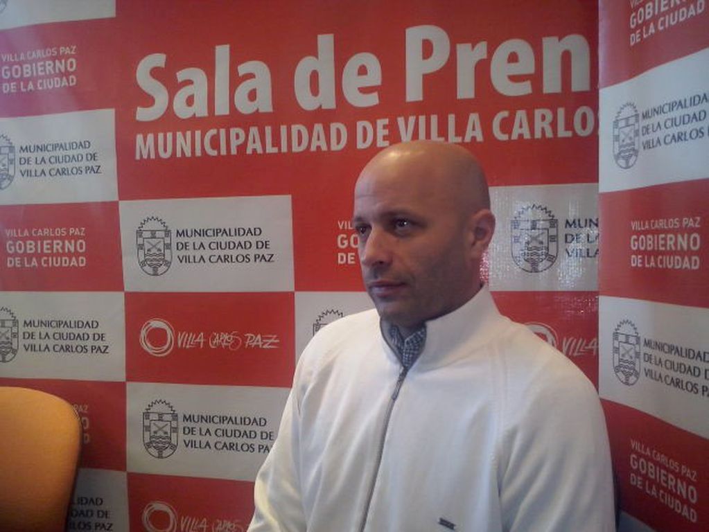 Sebastián Guruceta, concejal y presidente del Bloque de Carlos Paz Unido en el Concejo de Representantes Municipal. (Foto: gentileza Centediario).