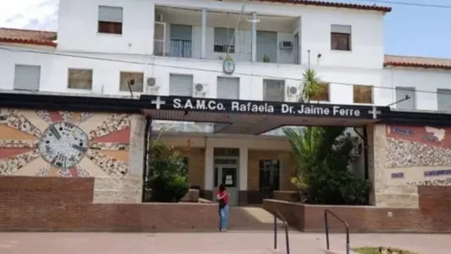 El hospital Farré de Rafaela (Gentileza Diario Uno Santa Fe).