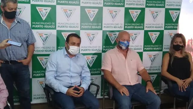 El Gobernador anunció una serie de medidas auxiliares para Puerto Iguazú