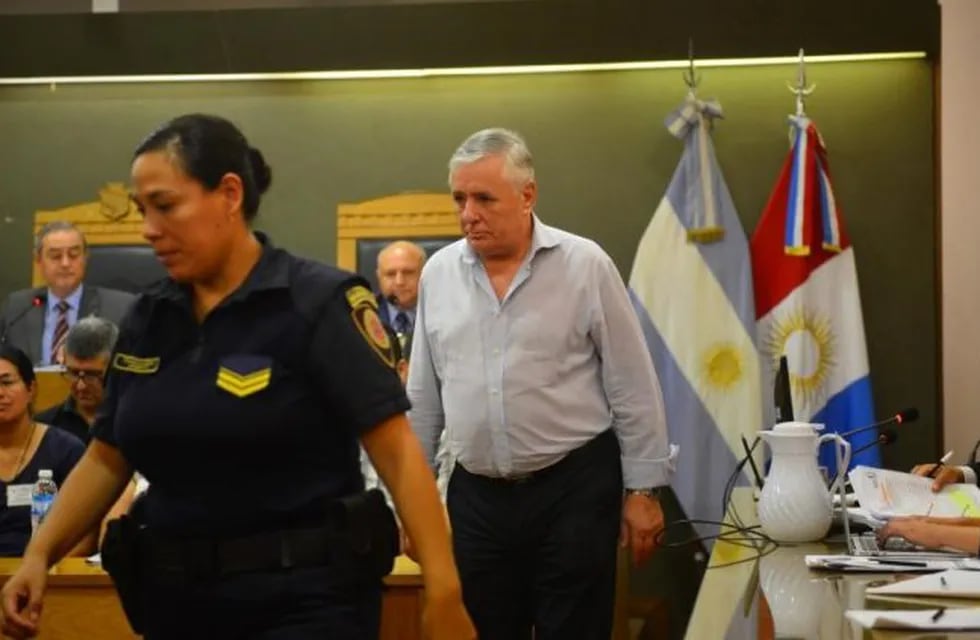 Jorge Petrone durante el juicio por el tiroteo en Nueva Córdoba.