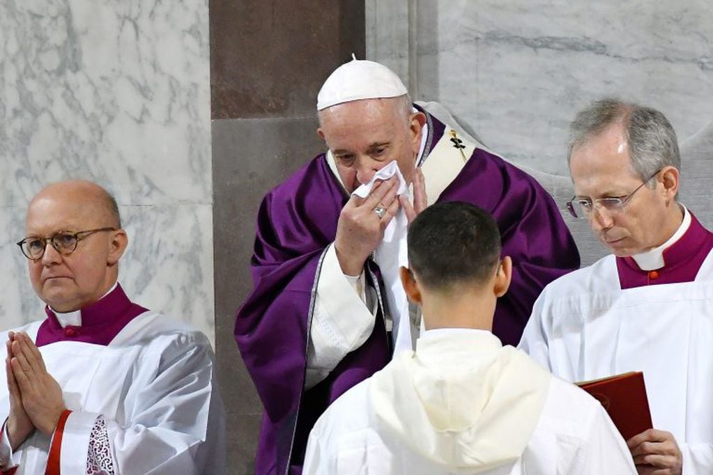 El papa Francisco en el Vaticano. (Alberto PIZZOLI / AFP)