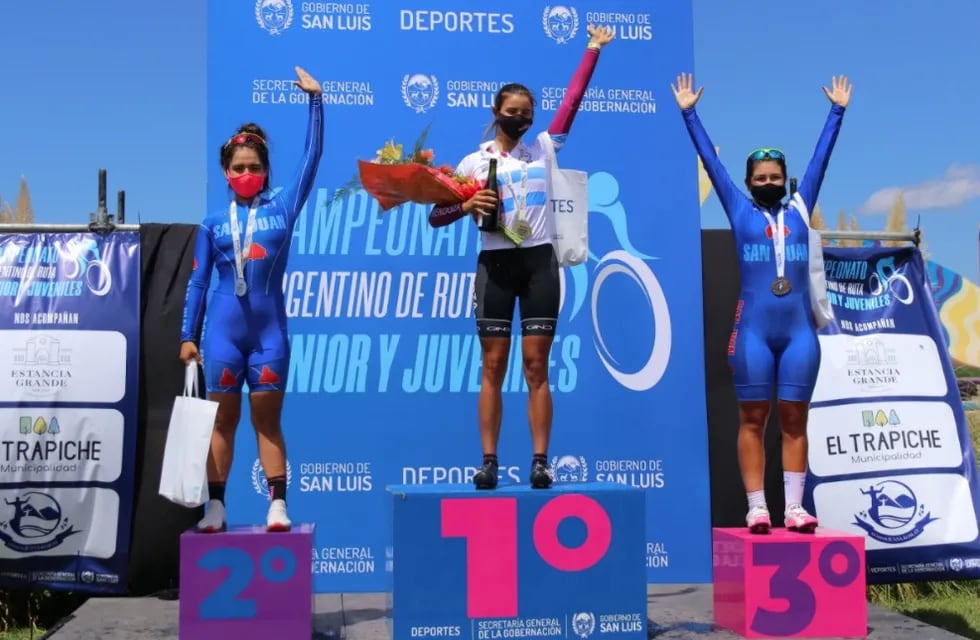 La ciclista mendocina, Julieta Benedetti se coronó campeona nacional en la competencia junior del Argentino de Ciclismo en San Luis.