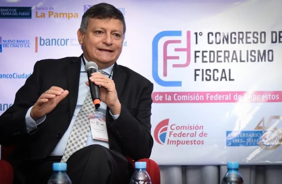 Domingo Peppo en el 1° Congreso de Federalismo Fiscal.