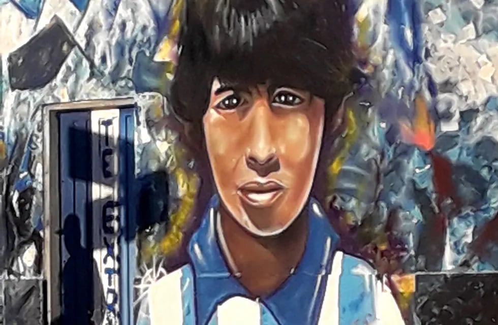 La esquina de Jara y Alvarado fue elegida para realizar un mural dedicado a Diego